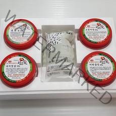 토굴 안애 광천 양념 젓갈 선물 세트 500g 4종, 명란젓+오징어젓+명태회무침+낙지젓