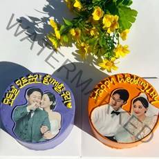 예약택배로 받을수있는 사진품은 슈돌나온이 포토케이크 수제 주문제작 맞춤 레터링케익 배송 서울 부산 전국, 가나슈우유버터크림- 초코시트, 미니, 퍼플