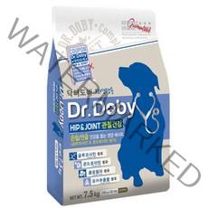 인터펫코리아 닥터도비 전연령 힙앤조인트 관절건강 건식사료, 뼈/관절 강화, 7.5kg, 1개