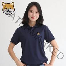 멋지군 코오롱 쿨론 쿨 기능성 시바자수 카라 반팔 티셔츠