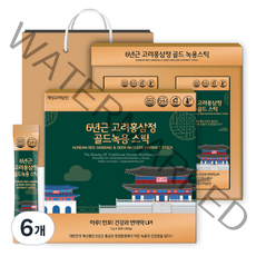 개성고려삼인 6년근 고려홍삼정 골드녹용 스틱, 360g, 3개
