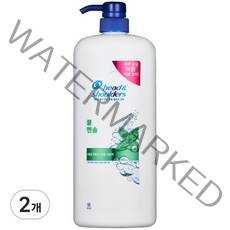헤드앤숄더 쿨 멘솔 샴푸 대용량, 1200ml, 2개