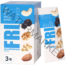 바프 먼투썬 매일견과 금 6p, 120g, 3개