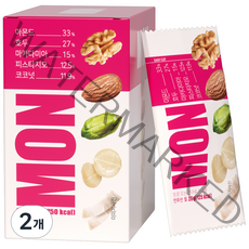 바프 먼투썬 매일견과 월 6p, 120g, 2개
