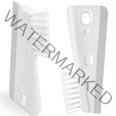 솔앤소울 미니 핸드 주방 욕실 스퀴지 다용도 틈새 브러쉬, 2개, 라이트그레이