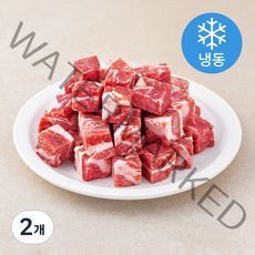 플레잇 호주산 양고기큐브 (냉동), 500g, 2개