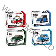 데쿨 풀백 미니 레고호환블록 4종 세트 22015~22018, 혼합색상