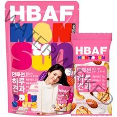 HBAF 바프 먼투썬 하루견과 핑크, 200g, 1개