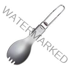 알록스 아웃도어 폴딩 멀티펑셔널 스푼 수저 TW-104, 1개, Gray