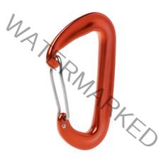 Carabiner Clip 해먹을위한 헤비 듀티 카라비너 캠핑 하이킹 키 체인 D 모양의 스프링 후크 카라비너 ​​하네스, 주황색