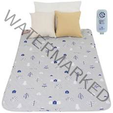 한일의료기 코지아 프리미엄 인공지능 EMF 탄소전기요 HI-401, 싱글(95 x 180 cm), 노엘블루