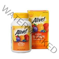 코스트코 얼라이브 원스데일리 멀티 종합 비타민 ALIVE 100정 영양제 조보아 비타민, 1개, 100개