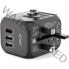 주파집 USB 3포트 고속 일반 여행용 멀티어댑터, 1개