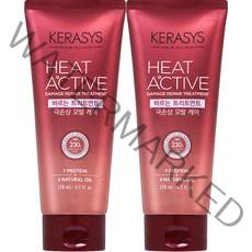 케라시스 히트 액티브 극손상 바르는 트리트먼트, 220ml, 2개
