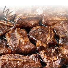 밥도둑놈 LA갈비 양념갈비 소갈비 미국산 초이스 캠핑용 구이용(1kg 2kg 3kg 4kg 5kg)-, 1개, 1kg