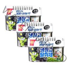산도깨비 큰 냉장고 참숯 탈취제 본품, 420g, 3개