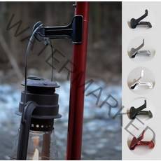 캠핑 쓰레기봉투걸이 캠핑용 쓰레기통 랜턴걸이 후크클립, 레드