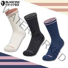 블랙야크 남성 여성 기능성 중목 작업 운동 스포츠 등산양말 마운틴드라이쿨미드삭스, NAVY, 024