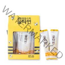 꿀타민 청정 제주 야생화 벌꿀스틱 7호, 360g, 1개