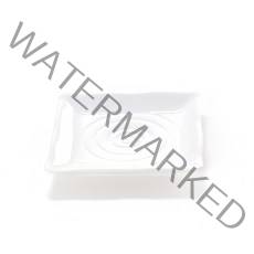 토가마 크림 사각접시, 크림 화이트, 1개