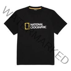 [정품매장]내셔널지오그래픽 네오디 빅 로고 반팔 티셔츠 CARBON BLACK N225UTS920