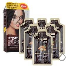 프로랑스 아르간 간편 염모제 6p, 흑갈색, 1개