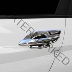 카스타 아반떼CN7 N 튜닝 도어컵 손잡이 기스 방지 커버 카본 크롬 몰딩, 01.도어 손잡이 [크롬 몰딩]