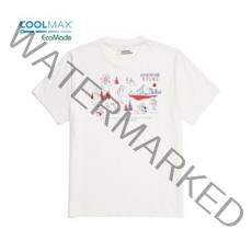 정품 내셔널지오그래픽 N225UTS902 필드AD 캠핑 아트웍 반팔 티셔츠 3 CREAM