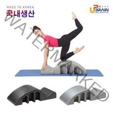 홈 필라테스 스파인코렉터 리포머 바렐 미끄럼방지 국내생산, 실버, 1개