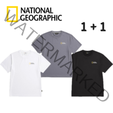 2023 내셔널지오그래픽 반팔 유니 메이스 여름 1+1 티셔츠