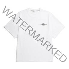 내셔널지오그래픽 반팔티 오버핏 지구 레터링 화이트 N212UTS904