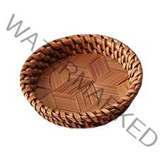 라블류샵 라탄 우드 티코스터, 브라운