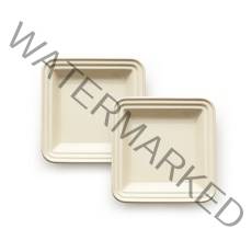 프렐류드 크리미 정사각접시, 2개, 아이보리