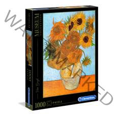 클레멘토니 명화 컬렉션 해바라기 직소퍼즐 C31438, 혼합색상, 1000피스
