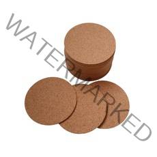 코르크 원형 컵받침 20p
