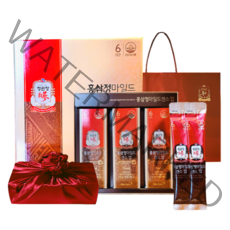 정관장 에브리타임 6년근 홍삼정 마일드 센스업 홍삼 스틱 30세트 300ml+쇼핑백 골프 여행 추석 설 명절 선물세트(보자기포함) 1개, 1박스