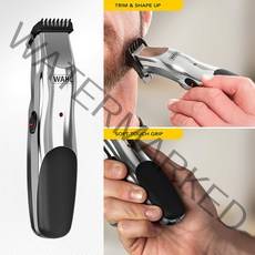 왈 WAHL 9916-1008무선 Beard 클리퍼 이발기 Mustache트리머 110-220V충전식 New