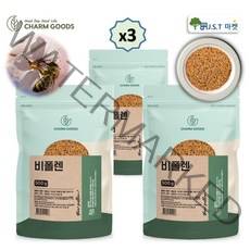 벌화분 먹는화분 비폴렌 꿀 벌 생 화분 가루 스페인산 효능 500g 선택구성, 3팩