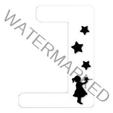 [홈코코] 1개용스위치커버 별따는소녀, 화이트