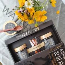 약도라지청 생도라지 지리산 천왕봉 유기농 효능 액기스 진액 농축액 부모님 추석선물세트, 도라지청 선물셋트(400gx1ea)